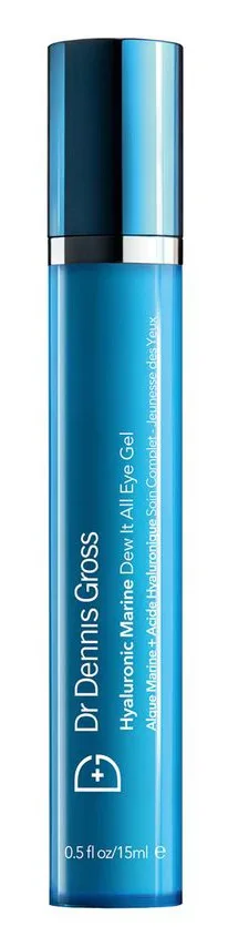 Dr. Dennis Gross Hyaluronic Marine Dew It All Eye Gel 0.5oz tube with metal applicator