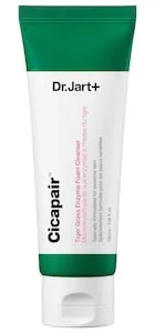 Dr. Jart+ Cicapair Tiger Grass Enzyme Foaming Cleanser in a green squeeze tube