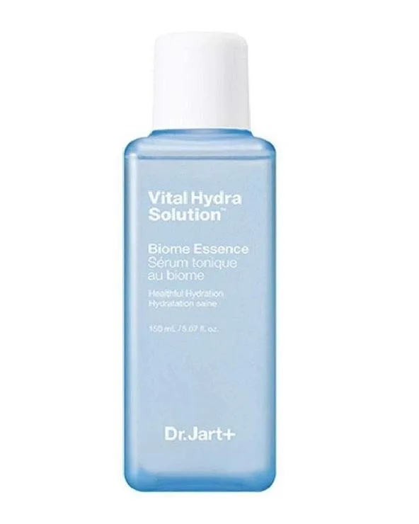 Dr. Jart+ Vital Hydra Solution Biome Essence 150mL bottle with Intensive Blue Shot