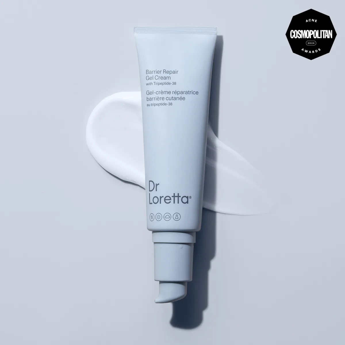 Dr. Loretta Light Moisturizing Cream (Barrier Repair Gel Cream) 1.7 oz white tube
