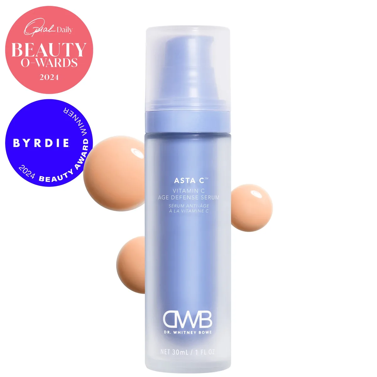 Dr. Whitney Bowe Beauty Asta C Vitamin C Age Defense Serum 1 oz dropper bottle