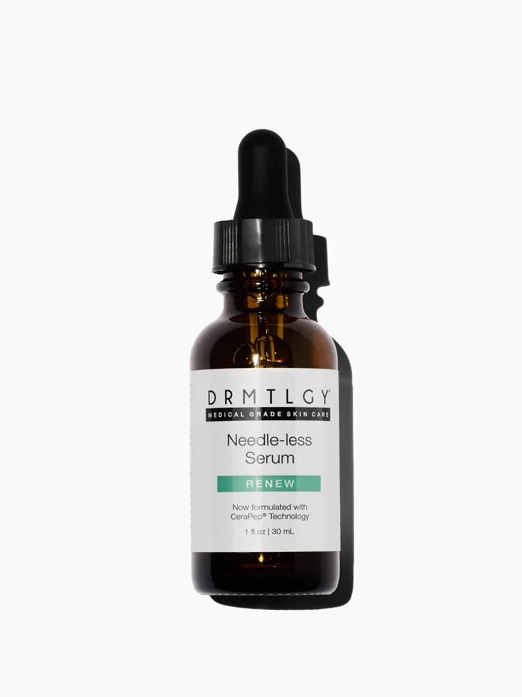 Drmtlgy Needle-less Serum 1 oz frosted glass bottle with airless pump