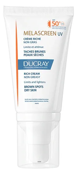 Ducray Melascreen UV Rich Cream SPF 50+ 40ml tube