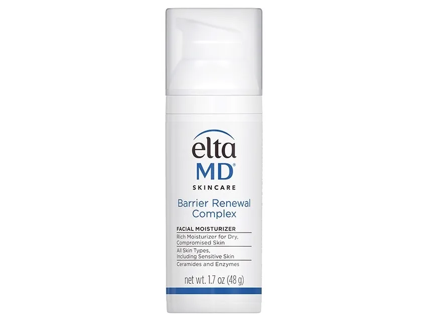 EltaMD Barrier Renewal Complex pump bottle on white background