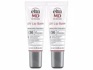 EltaMD UV Lip Balm Broad-Spectrum SPF 36 tube on white background