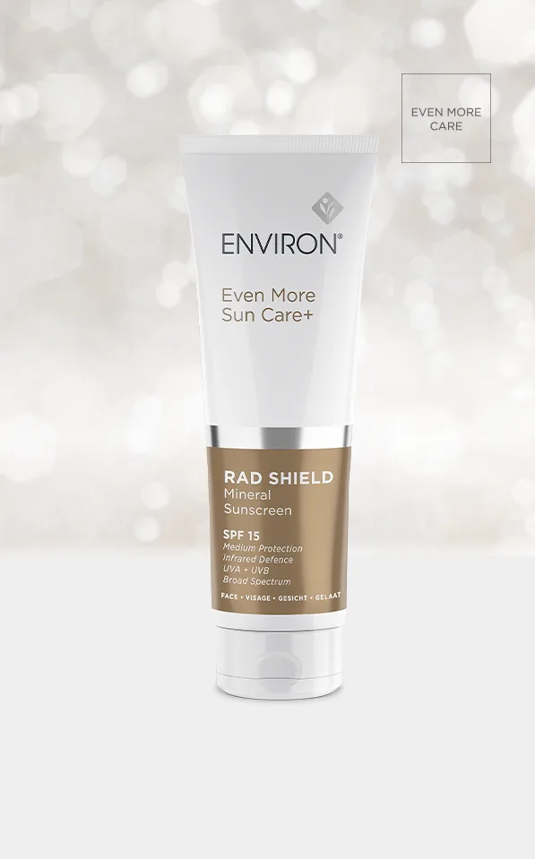 Environ RAD Shield Mineral Sunscreen SPF 15 in a clinical white tube