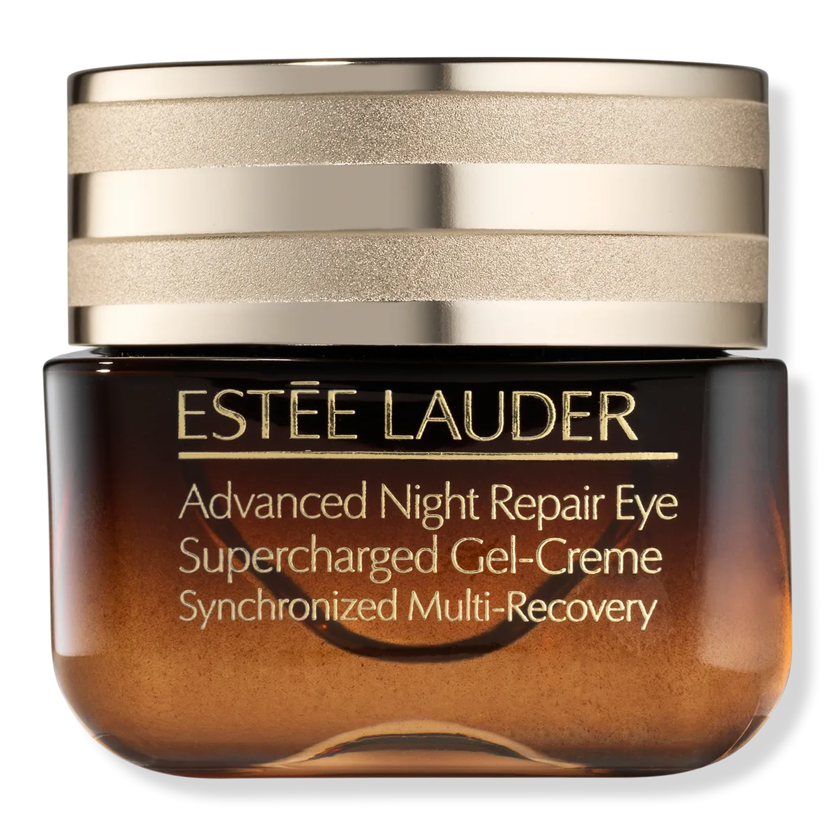 Estée Lauder Advanced Night Repair Eye Supercharged Gel-Creme jar with gold lid