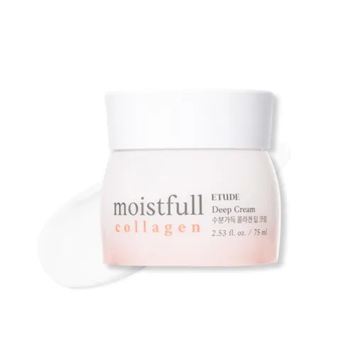 Etude Moistfull Collagen Deep Cream in pink jar