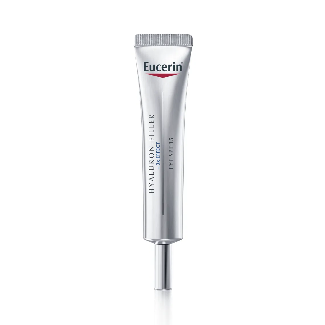Eucerin Hyaluron-Filler Eye Cream tube and box on white background