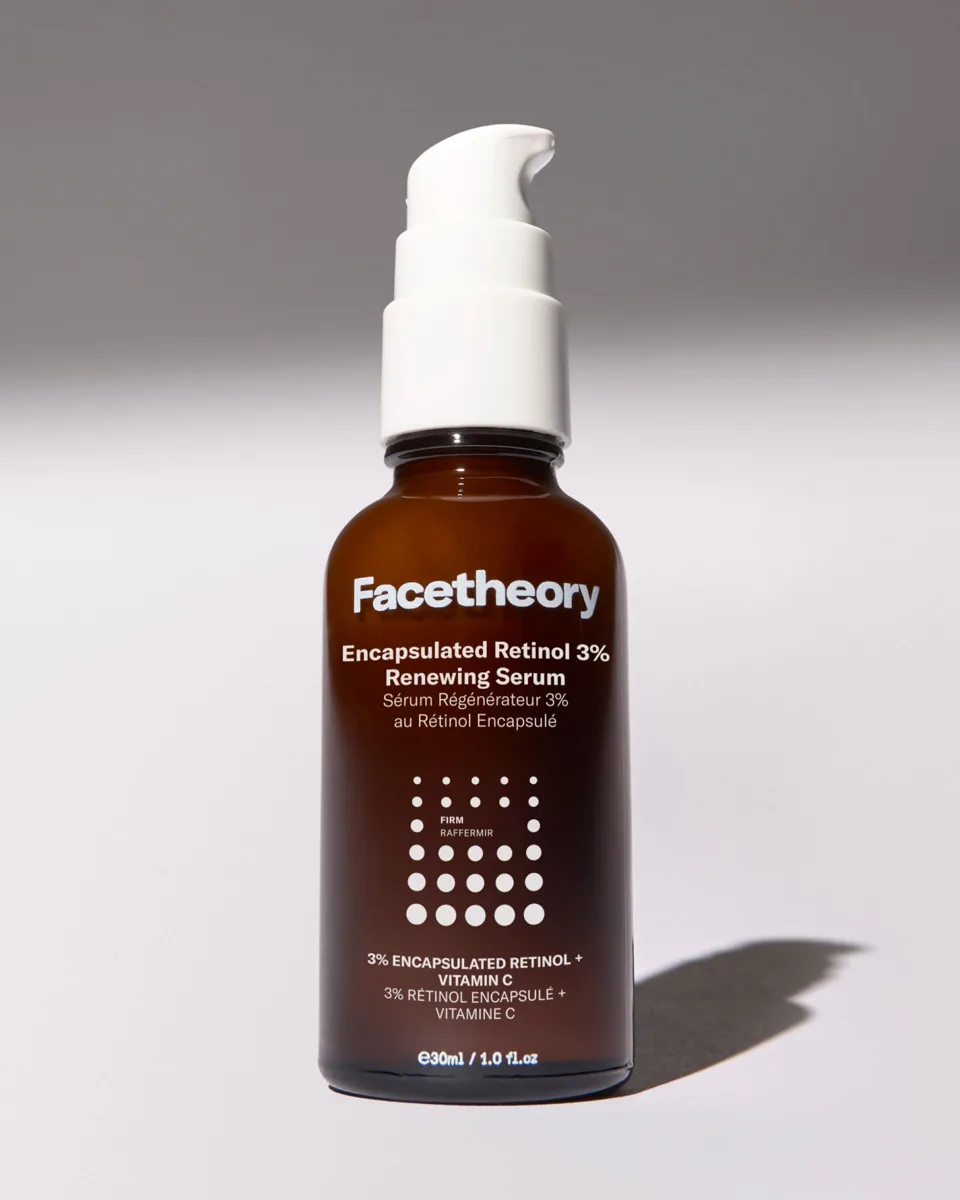 Facetheory Regenacalm Retinol Serum S1 Pro 30 ml amber glass bottle