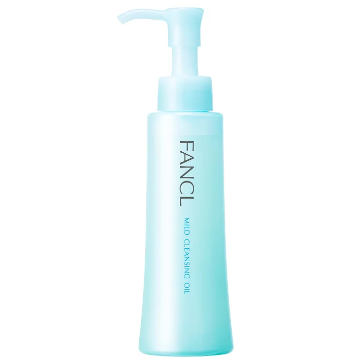 Fancl Mild Cleansing Oil 120mL clear bottle with pump dispenser