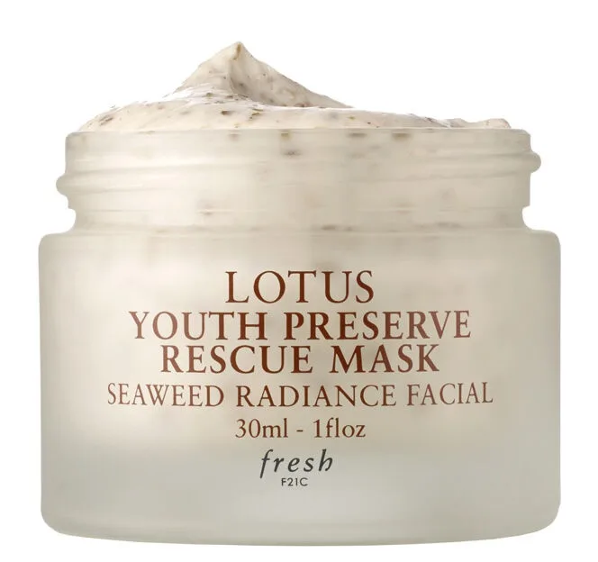 Fresh Lotus Youth Preserve Rescue Mask in glass jar