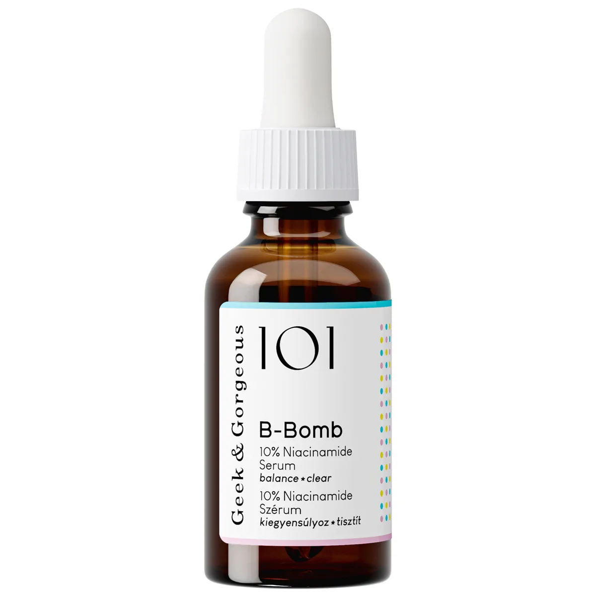 Geek & Gorgeous B-Bomb 10% Niacinamide Concentrate 30mL bottle
