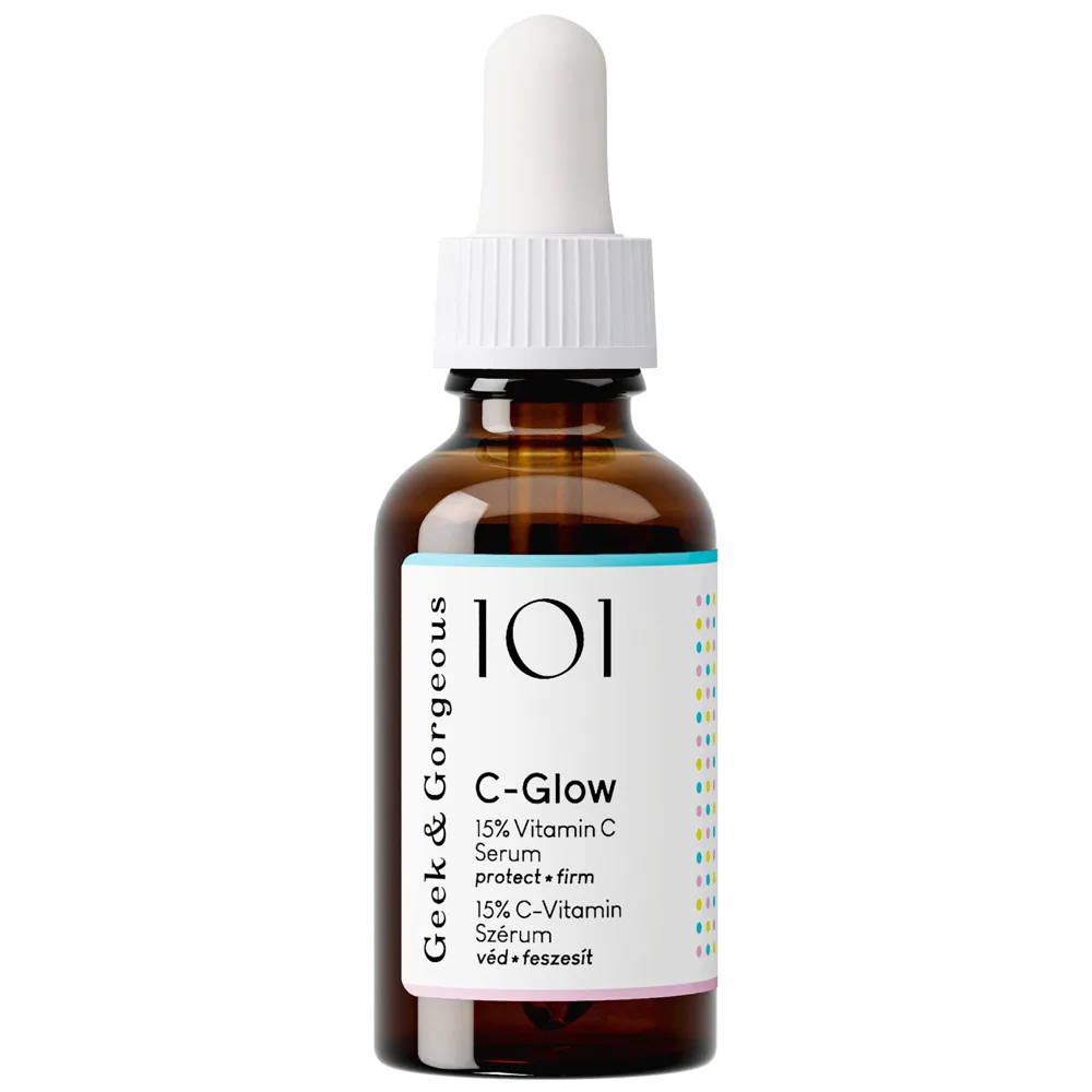 Geek & Gorgeous Liquid Gold 101 Vitamin C Serum amber glass bottle