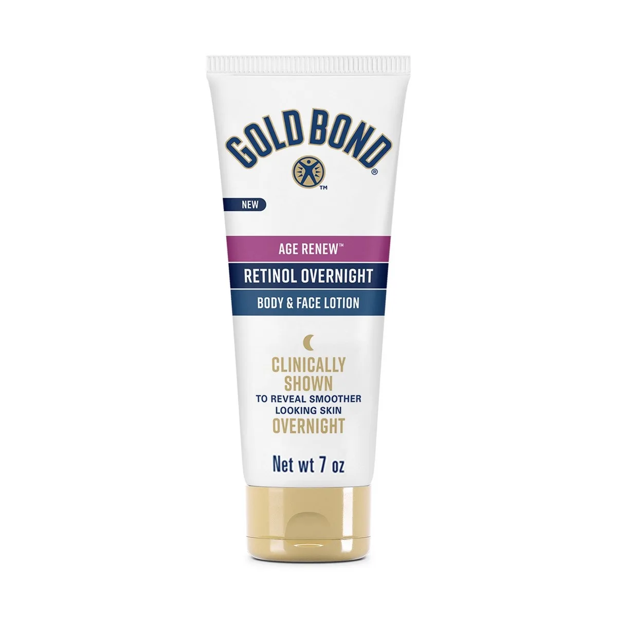 Gold Bond Age Renew Retinol Overnight Body and Face Lotion tube