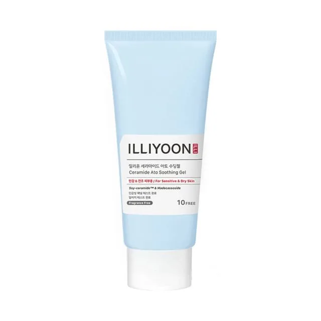 Illiyoon Ceramide Ato Soothing Gel 175ml squeeze tube on white background