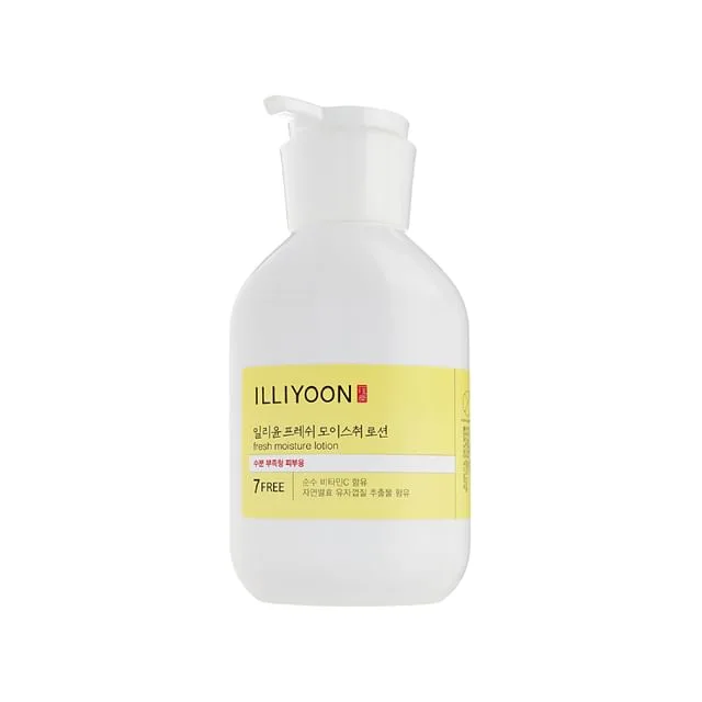 Illiyoon Fresh Moisture Body Lotion 350ml pump bottle on white background