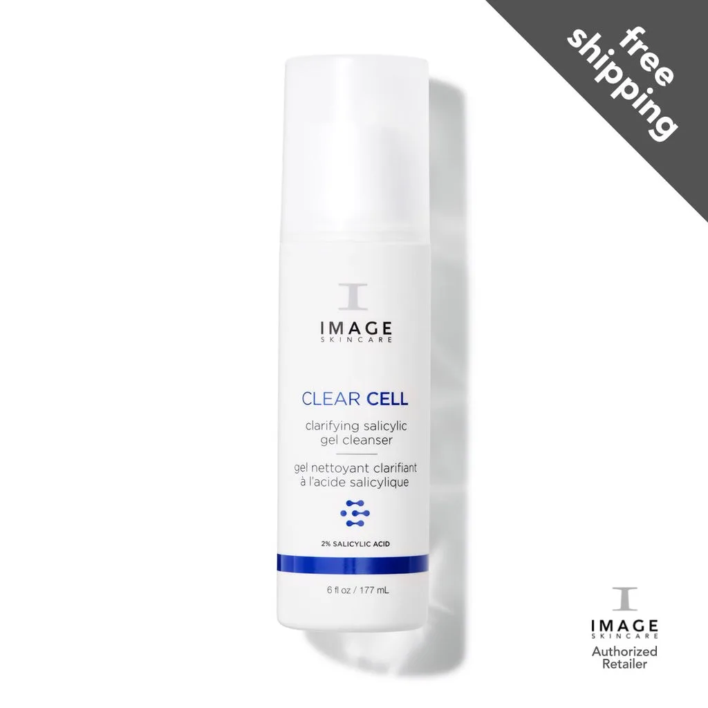 Image Skincare CLEAR CELL Clarifying Gel Cleanser with salicylic acid in green packaging