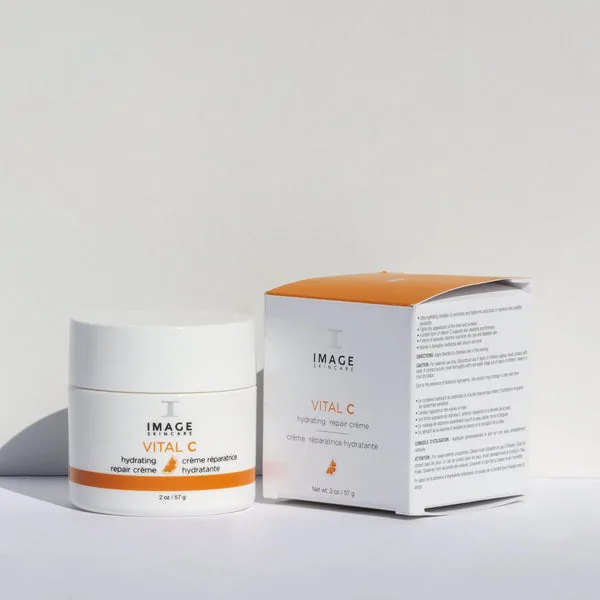 Image Skincare Vital C Hydrating Repair Cream jar with teal packaging
