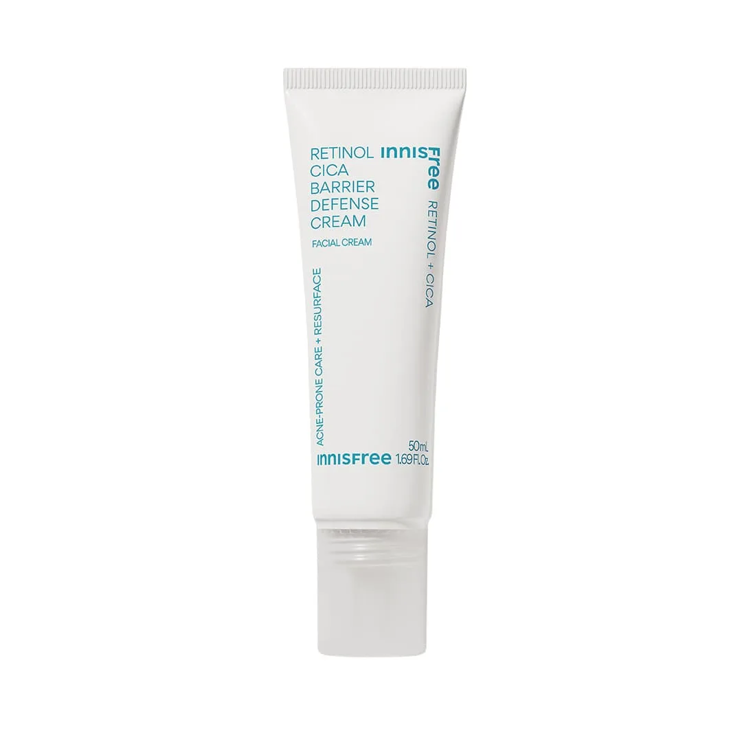 Innisfree Retinol Cica Barrier Defense Cream tube