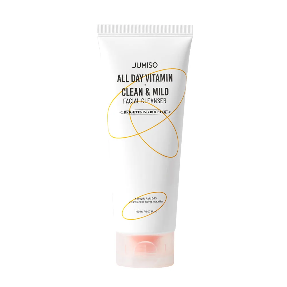 Jumiso All Day Vitamin Clean & Mild Facial Cleanser in a squeeze tube
