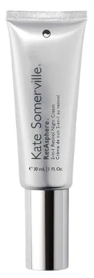Kate Somerville RetAsphere 2-in-1 Retinol Night Cream in white jar