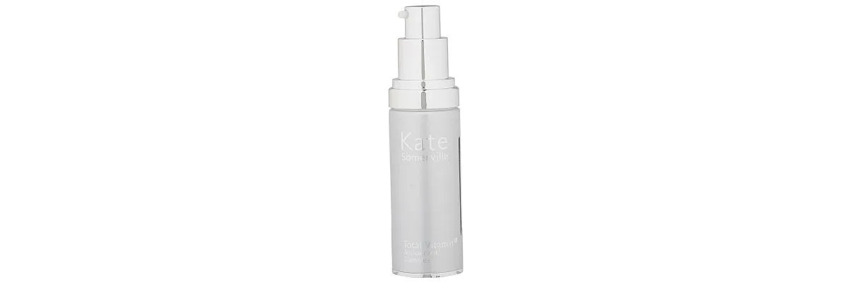Kate Somerville Total Vitamin Antioxidant Face Serum glass bottle with pump
