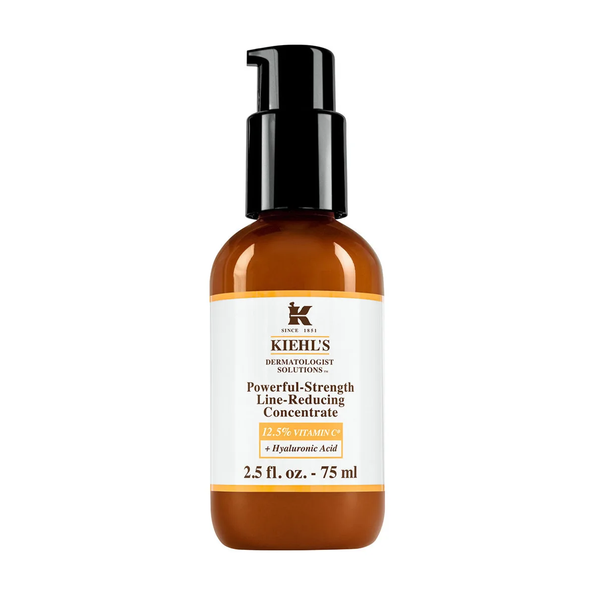 Kiehl's Powerful-Strength Line-Reducing Concentrate vitamin C serum bottle with pump