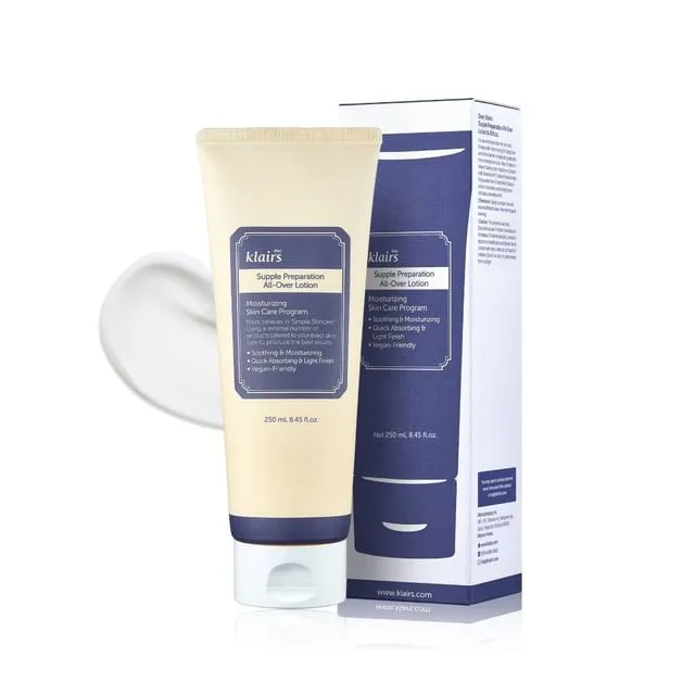 Dear, Klairs Supple Preparation All-Over Lotion 250ml pump bottle