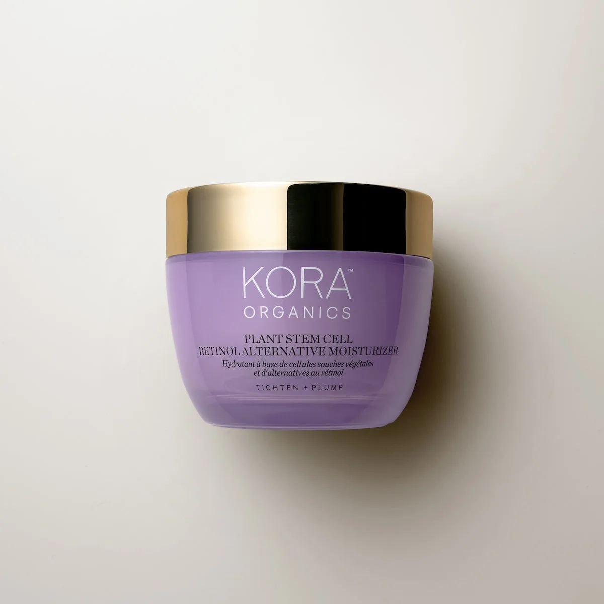 Kora Organics Plant Stem Cell Retinol Alternative Moisturizer 50ml frosted glass jar