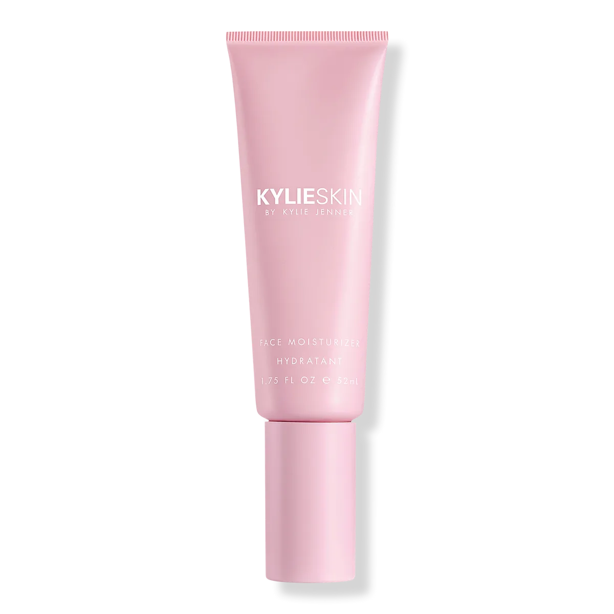 Kylie Skin Face Moisturizer in a white pump bottle