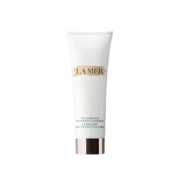 La Mer The Cleansing Foam in a sleek white tube with minimalist branding