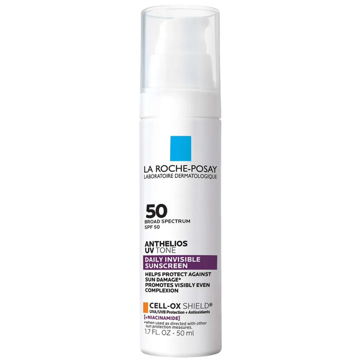 La Roche-Posay Anthelios UV Tone Daily Invisible Sunscreen SPF 50 tube