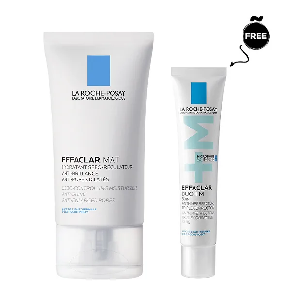 La Roche-Posay Effaclar Mat Mattifying Moisturizer white tube