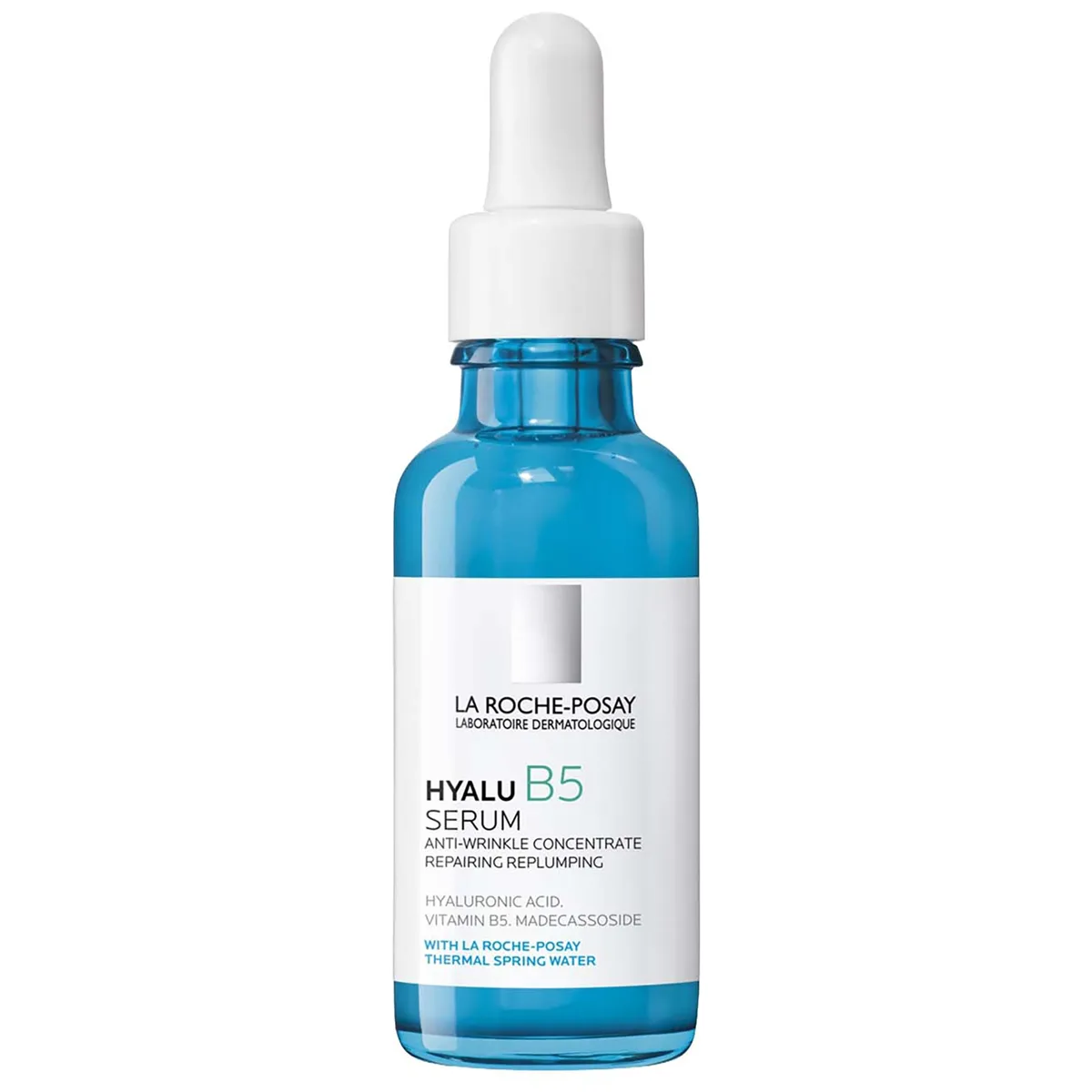La Roche-Posay Hyalu B5 Pure Hyaluronic Acid Serum glass dropper bottle