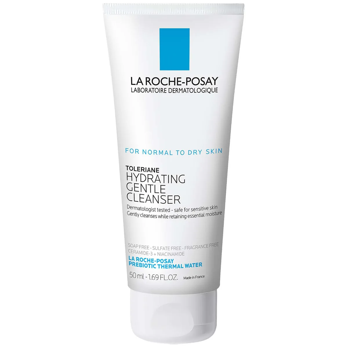 La Roche-Posay Toleriane Hydrating Gentle Cleanser white bottle