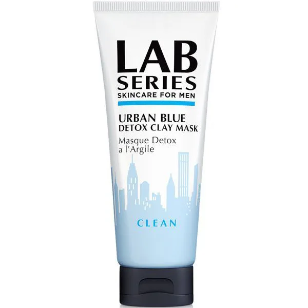 Lab Series Urban Blue Detox Clay Mask in a dark squeeze tube