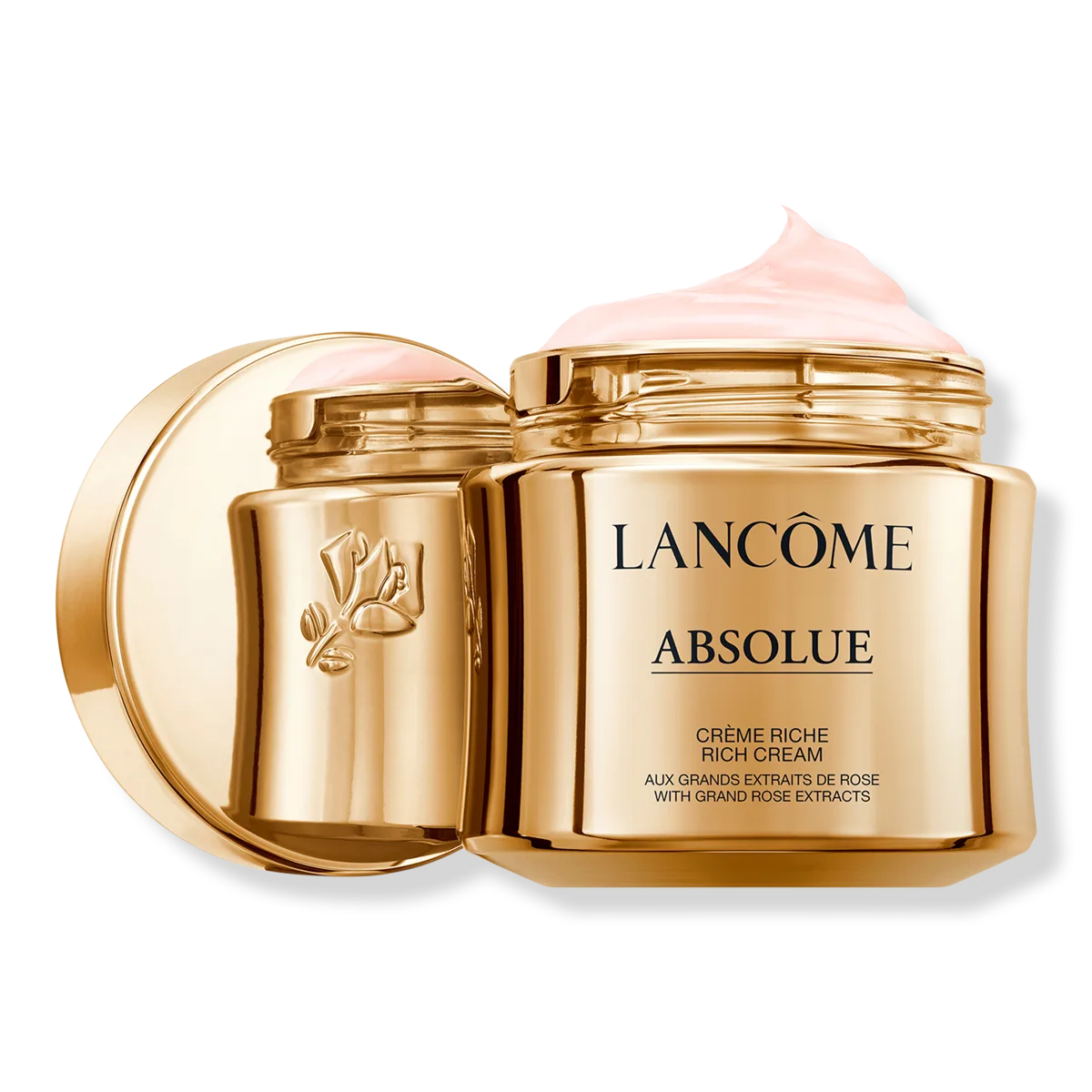 Lancôme Absolue Premium Bx Replenishing Cream SPF 15 in a glass jar with gold lid