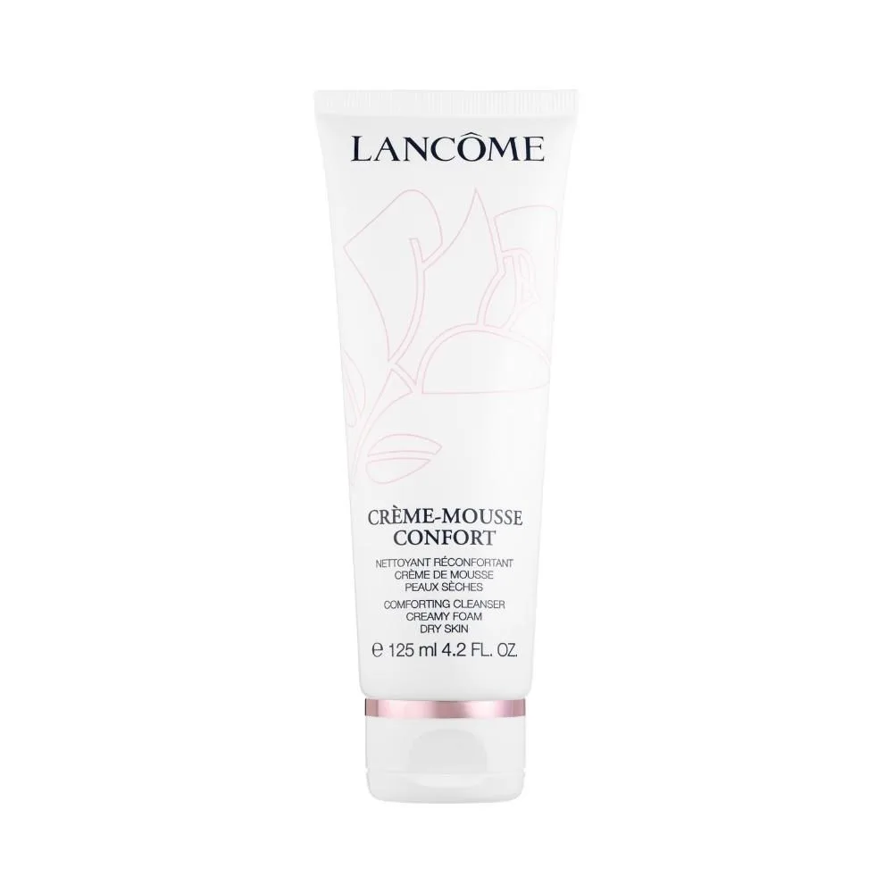 Lancôme Crème Mousse Confort Creamy Foaming Cleanser in white tube