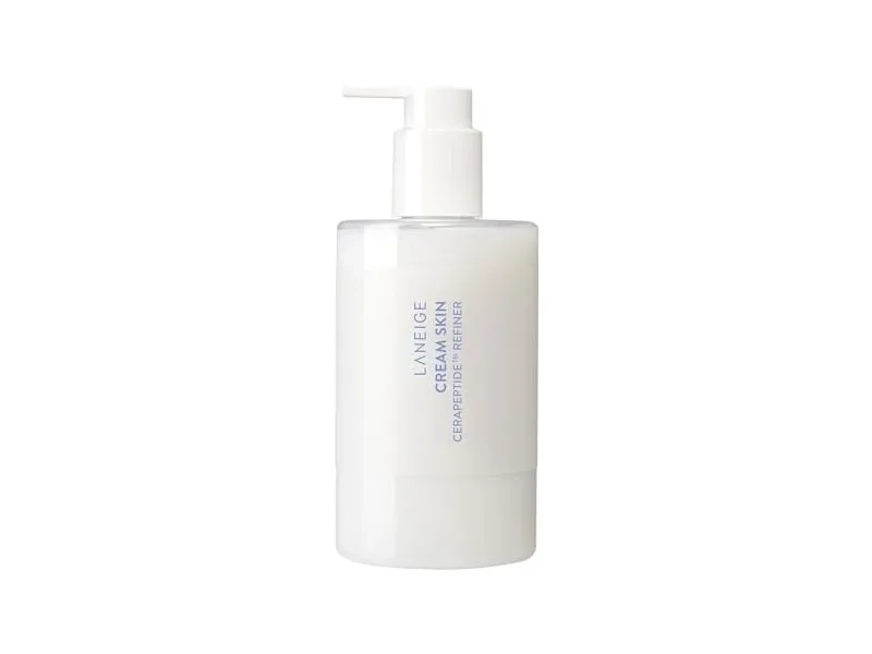 Laneige Cream Skin Cerapeptide Toner & Moisturizer in a white bottle