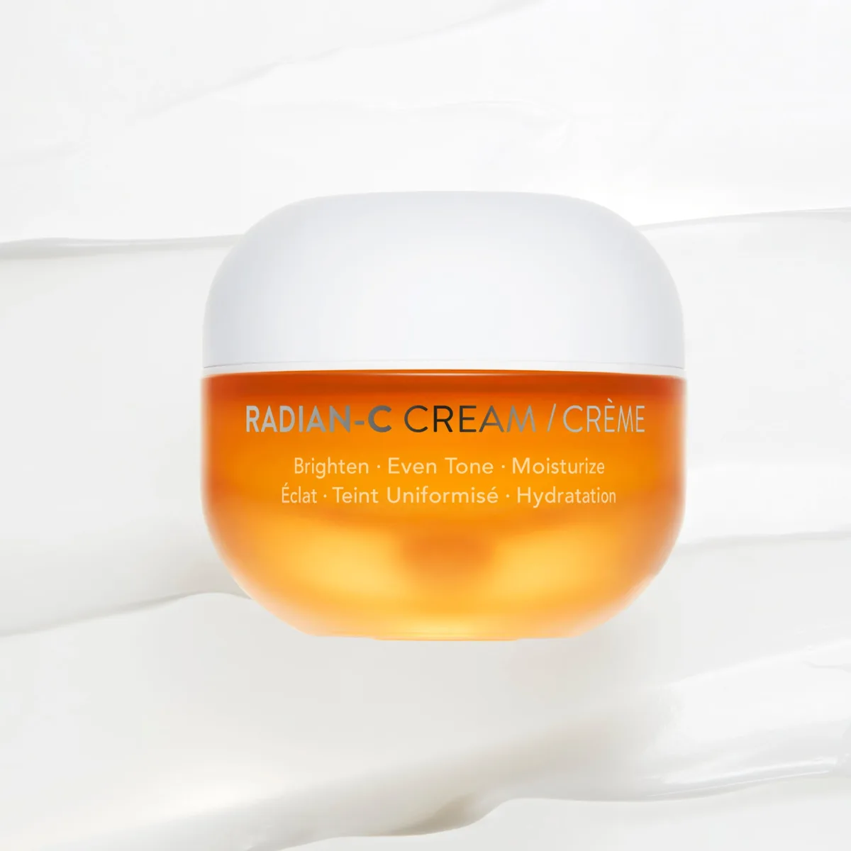 Laneige Radian-C Cream in a white opaque jar with orange accent branding