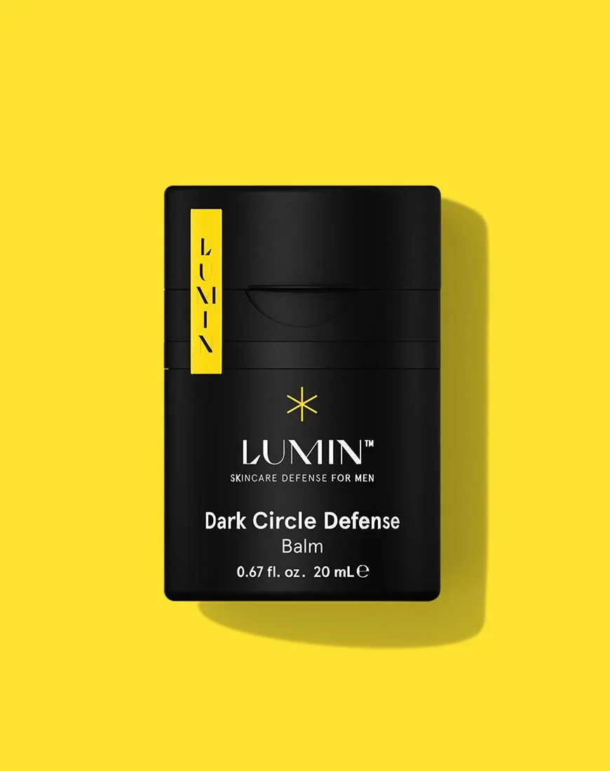 Lumin Dark Circle Defense Cream balm eye treatment in dark packaging