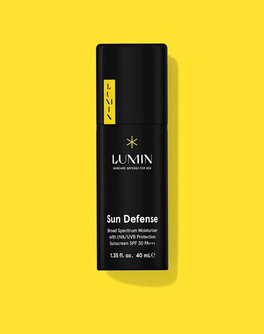 Lumin Moisturizing Balm SPF 30 mineral sunscreen in dark squeeze tube