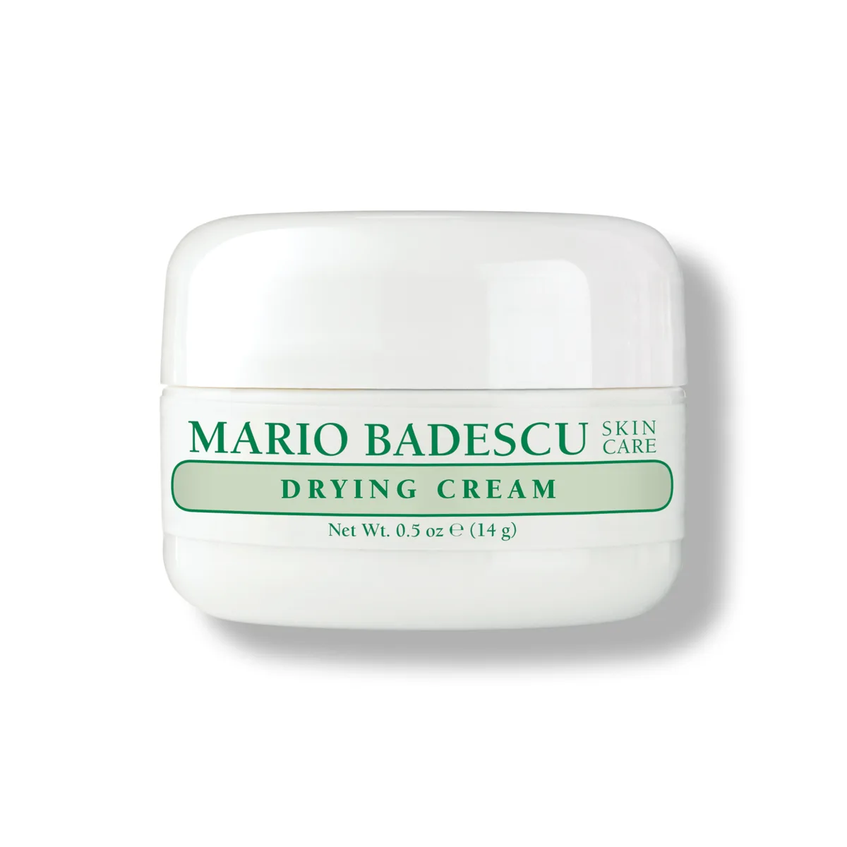 Mario Badescu Drying Cream small white jar with screw-top lid for overnight acne spot treatment