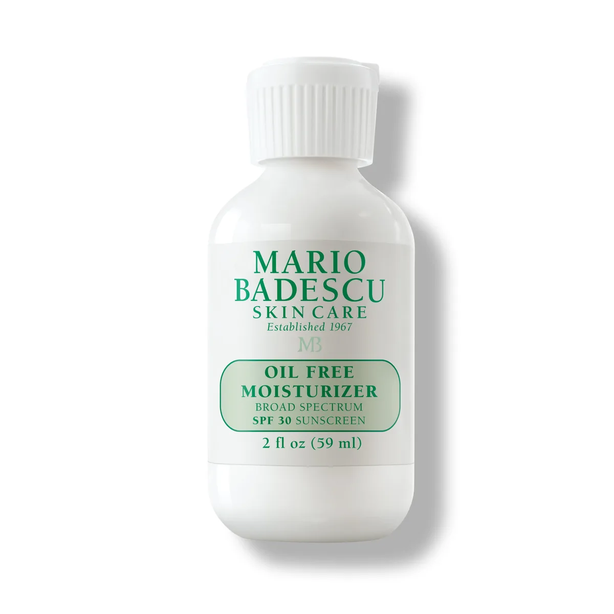 Mario Badescu Oil Free Moisturizer SPF 30 in a white squeeze tube