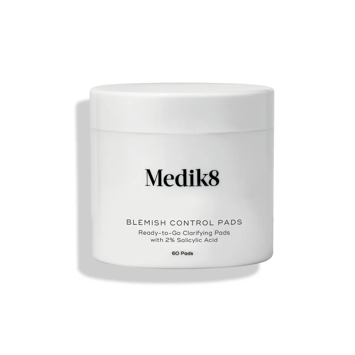 Medik8 Blemish Control Pads tub with 60 salicylic acid treatment pads