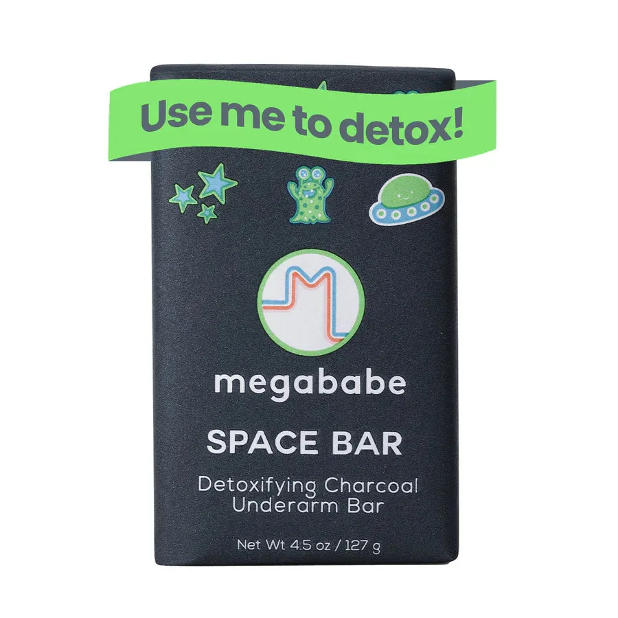 Megababe Space Bar Underarm Soap charcoal cleansing bar