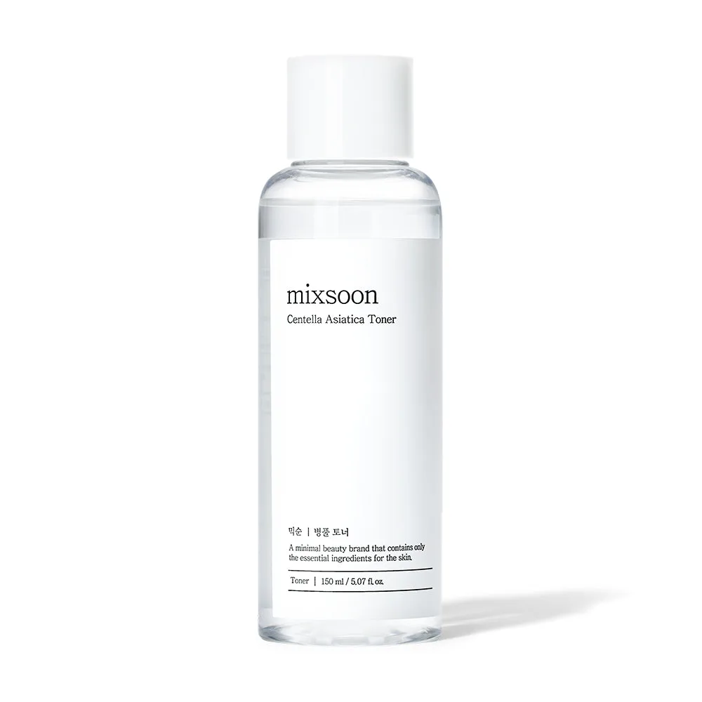 mixsoon Centella Asiatica Toner bottle with minimalist packaging