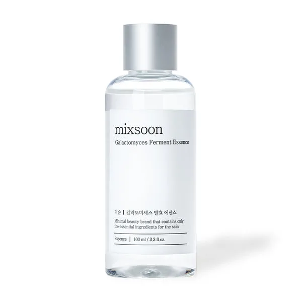 mixsoon Galactomyces Ferment Essence glass bottle with pump dispenser