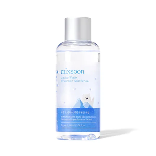 mixsoon Glacier Water Hyaluronic Acid Serum pump bottle